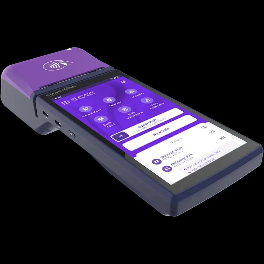 The SmartOne Bank Pro S payment terminal